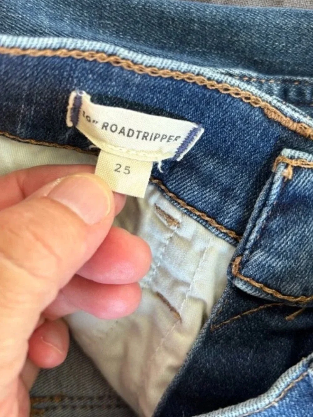 Bundle 2/$30! Madewell The Roadtripper Skinny Jeans in Deep Blue Wash